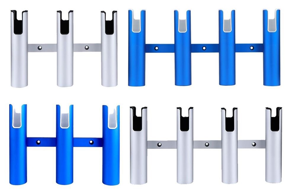 सुपीरियर एल्यूमिनियम मिश्र धातु समुद्री 4 ट्यूब रॉड धारक